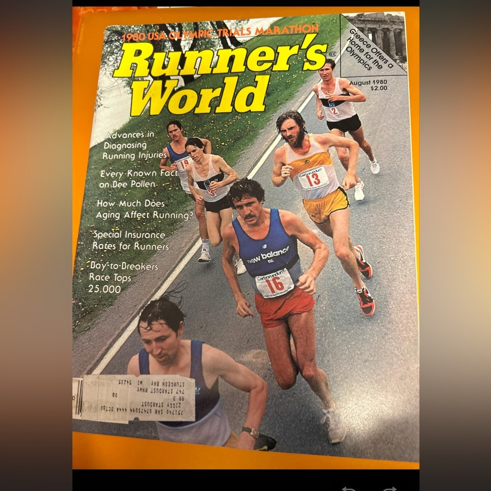 Runner's World Magazine August 1980 ISA Olympic trials marathon